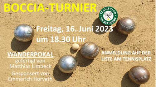 Boccia Turnier 2023